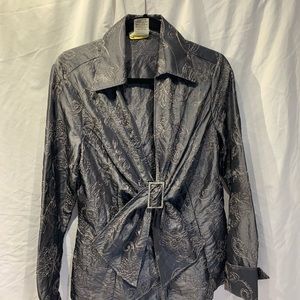 Formal silk and Taffeta Blouse